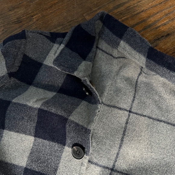 ✨HOST PICK✨ J MCLAUGHLIN PLAID REVERSIBLE WOOL COAT - SIZE MEDIUM - Picture 10 of 13